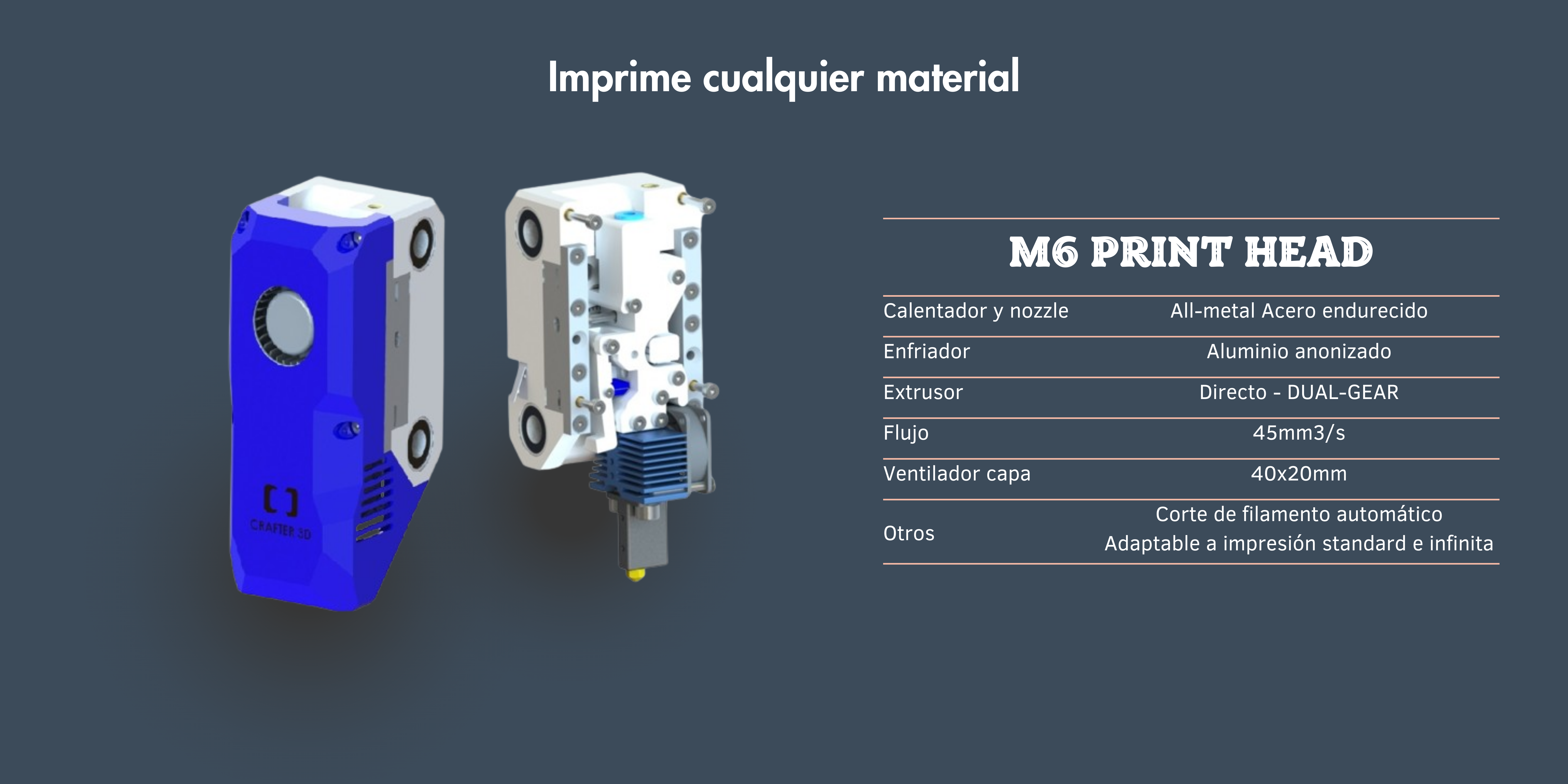 Imprime cualquier material
